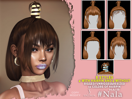 Second Life Marketplace - Sintiklia - Hair Nala - Fatpack